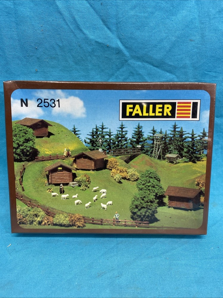 Faller N Scale Mountain Huts Set 2531