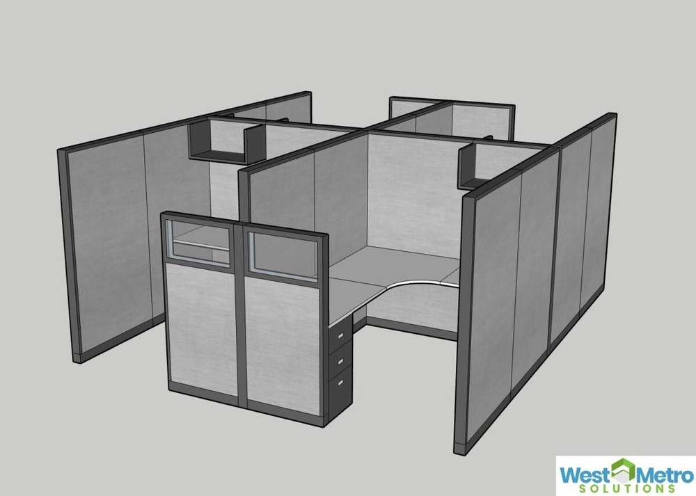 Herman Miller AO2 Office Cubicles Workstations