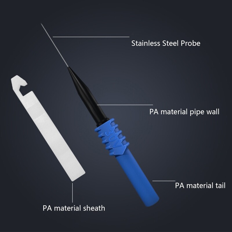 Test Probe Pins Multimeter Test Probe Back Probe Insulation Wire Piercing Needle