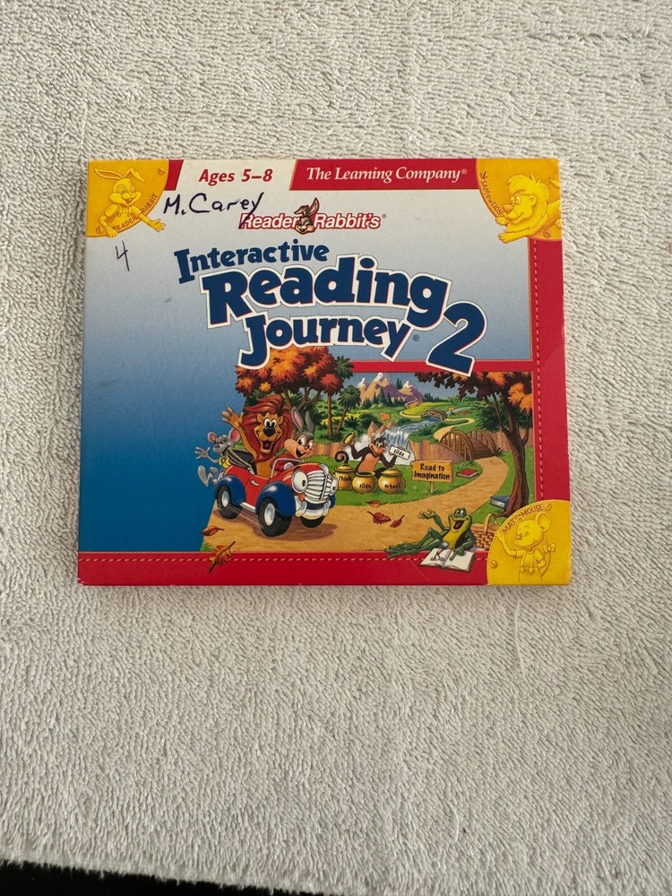 Reader Rabbit's Interactive Reading Journey 2 1996 The Learning Company