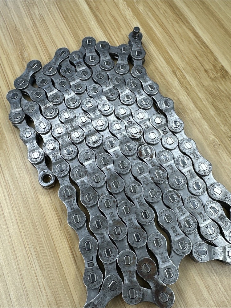 Shimano Hyperglide Chain 9-Speed - 108 Link - Take Off (Surface Rust)