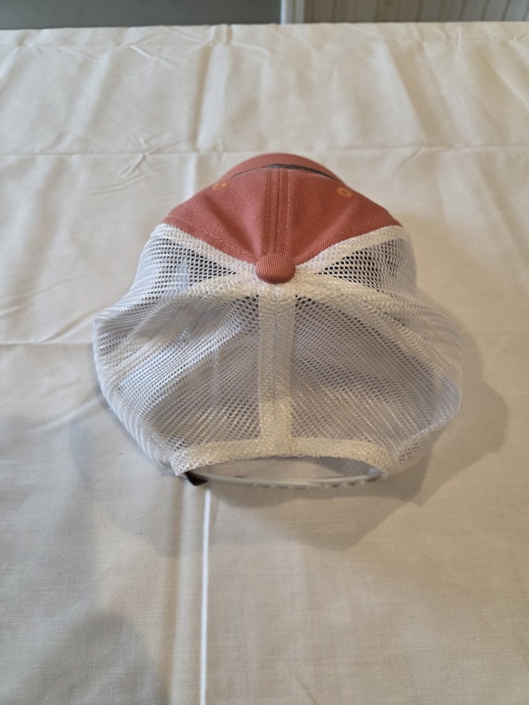 Sitka Lo-Pro Low Profile Mesh Back Ball Cap Orange/White One Size Adjustable