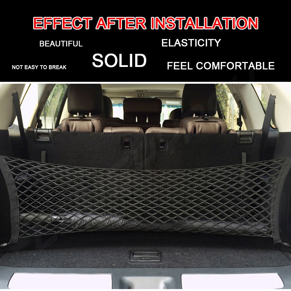 Rear Trunk Envelope Vertical Style Mesh Cargo Net for MAZDA 3 2010-2013