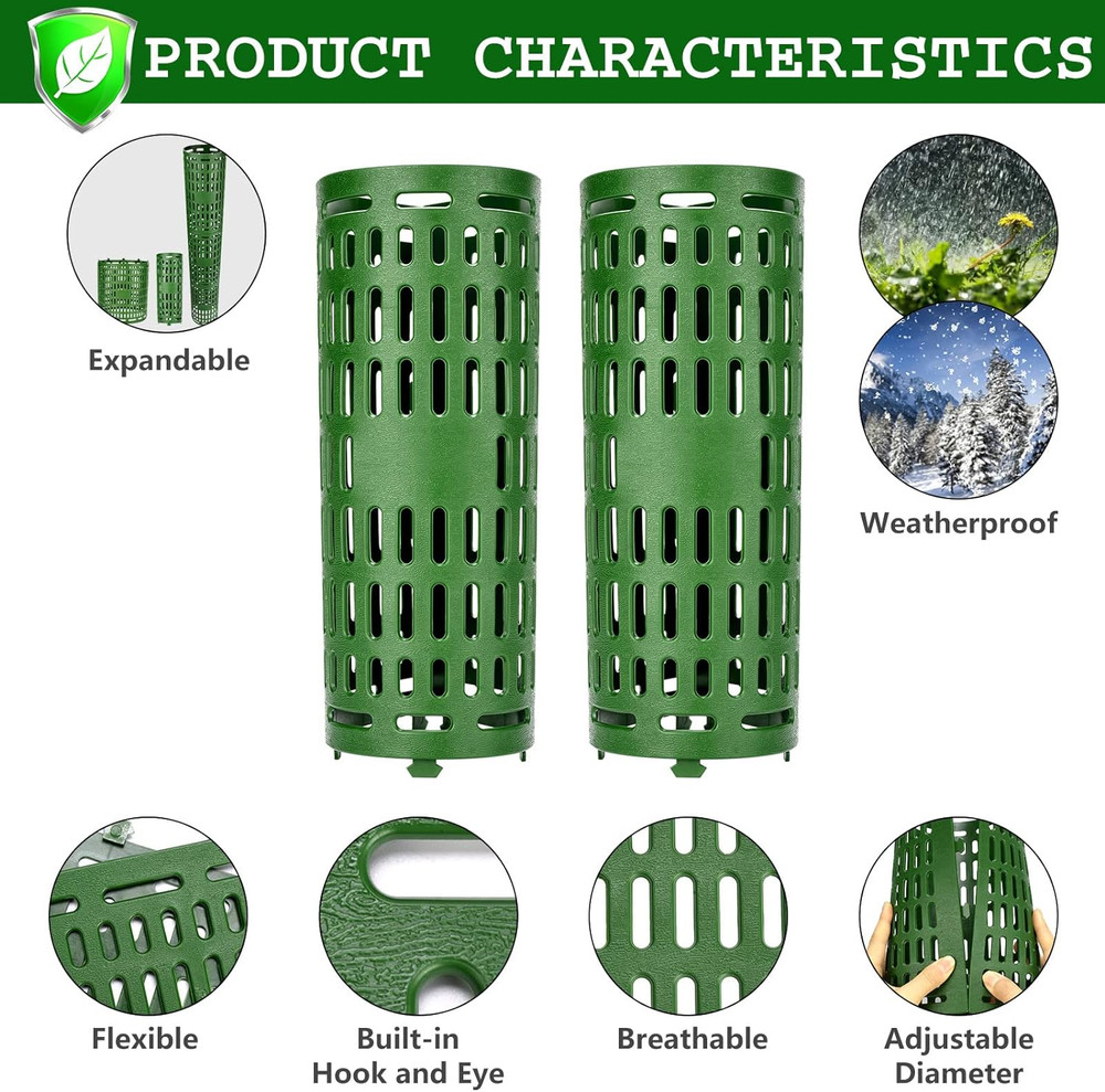 7 Pack Tree Trunk Protector Guard, Expandable Tree Wraps to Protect Bark, Heavy
