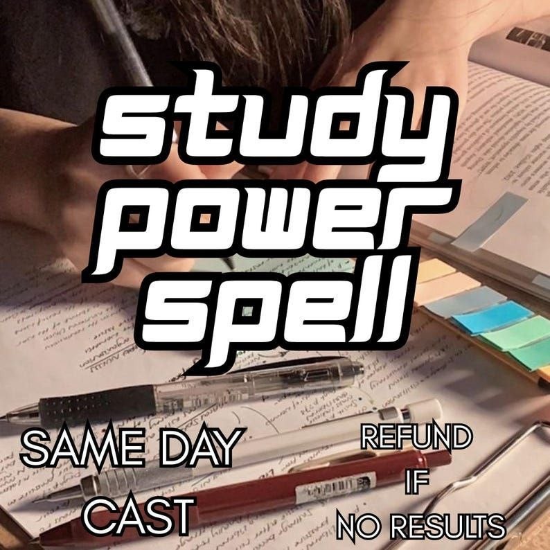 Study Power Spell – Boost Focus, Sharpen Memory & Achieve Academic Success