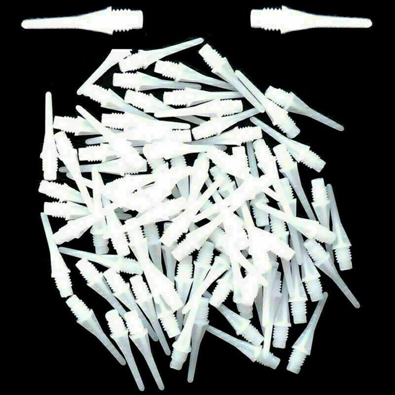 50PCS Durable Soft Plastic Tips Points Needle Replacement White Nice