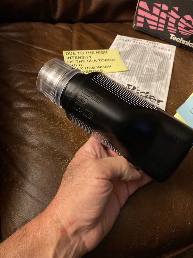 Niterider Technical Lighting Systems Under Water Dive Light Sea Torch 7079 NOS