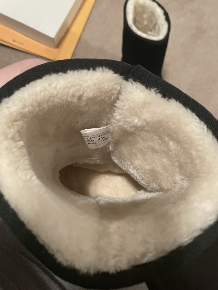 Black Winter Boots Size 9