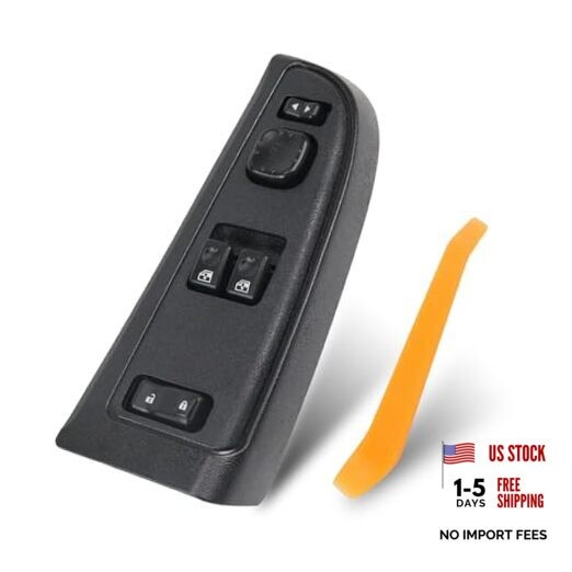 15883318 Front Driver Side Door Lock Switch Master Power Window Switch & Black