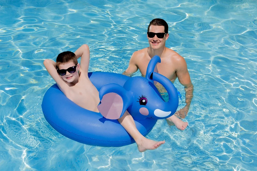 Poolmaster Elephant Tube - Inflatable Swimming Pool Float