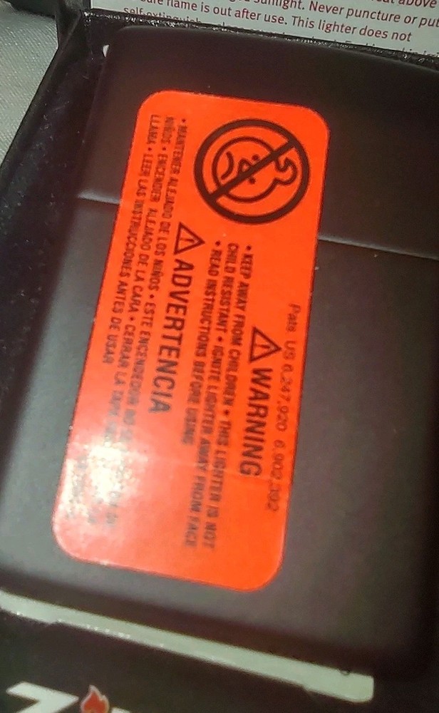 New Zippo Area 51 Security Pass Lighter