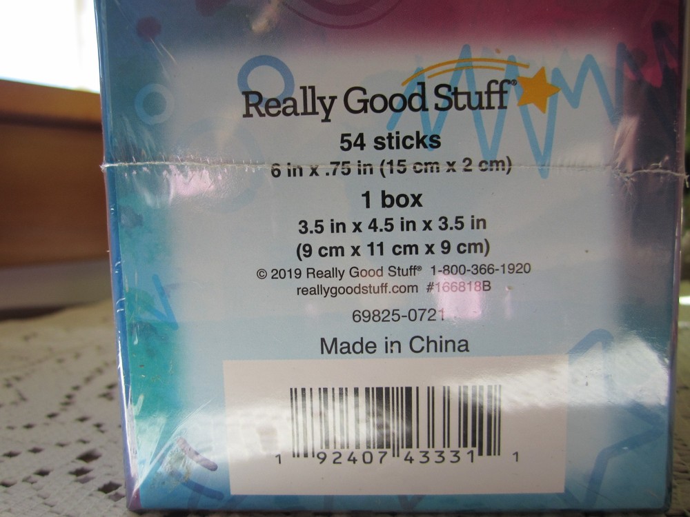 Really Good Stuff ACCOUNTABLE TALK 54 STICKS CLASS ROOM TEACHING AID
