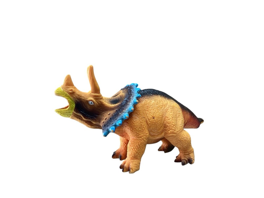Triceratops Dinosaur Toy Figure Plastic