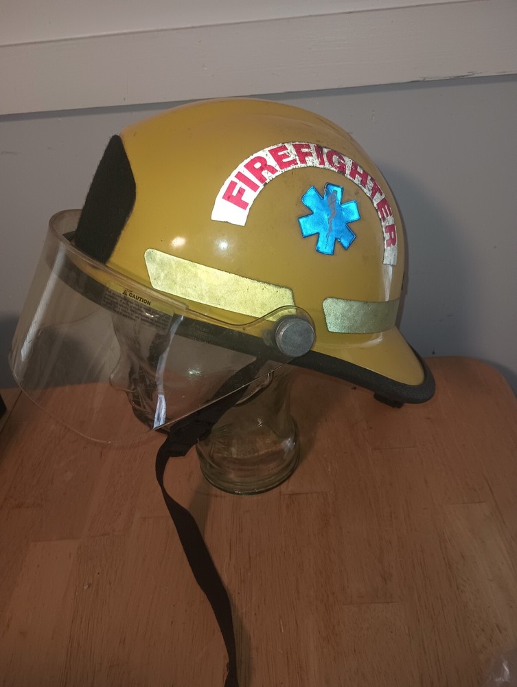 Defender Fire Helmet with Shield. Model P