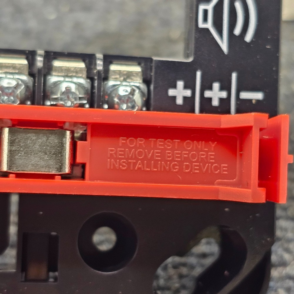 Edwards GRSW Room Side Wiring Mounting Plate