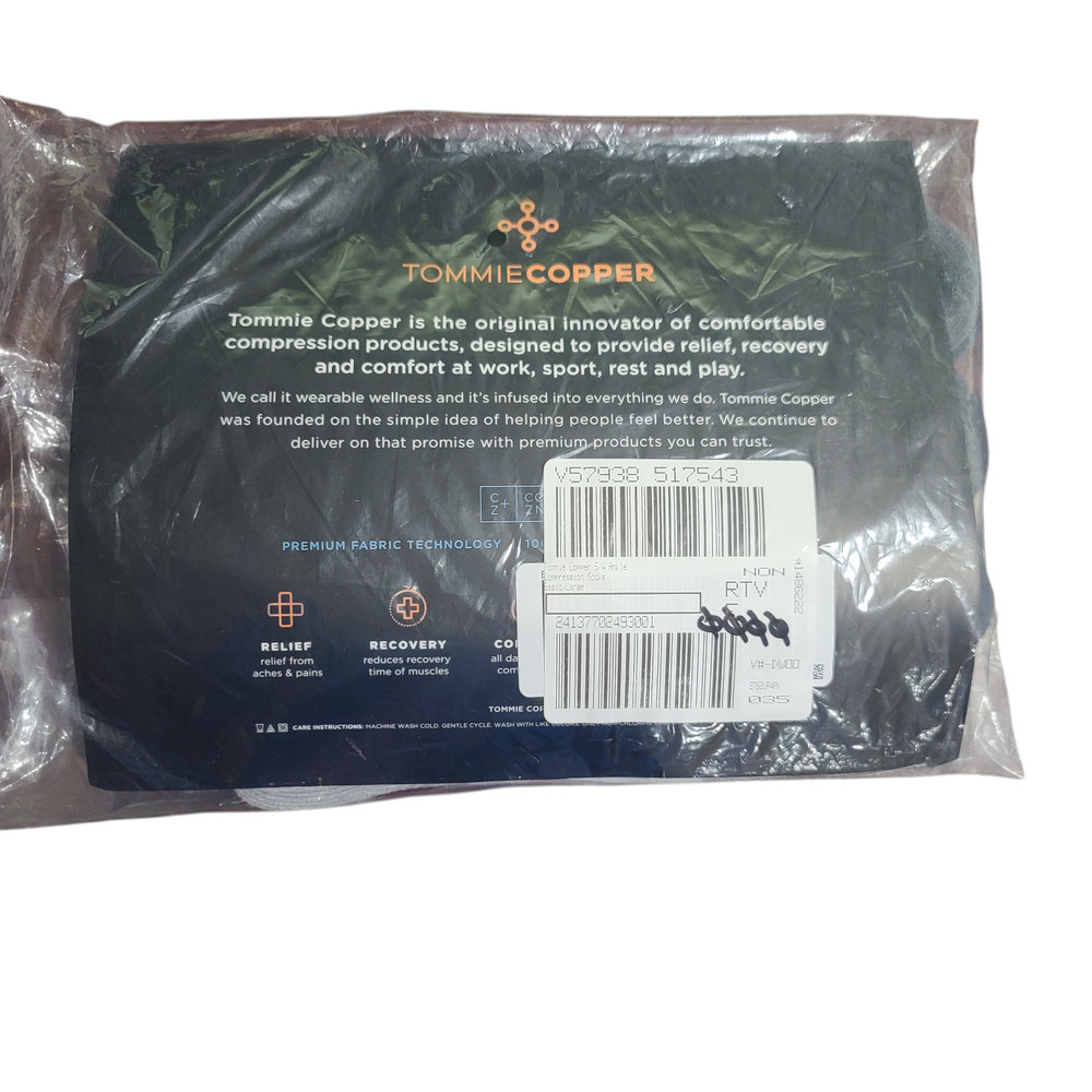 Tommie Copper S/4 4 Pack Compression Ankle Socks - Basic Large