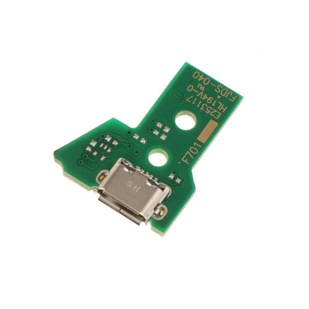 2* USB 12 Pin Socket Charging Port Board Parts For Sony PS4 Pro Controller