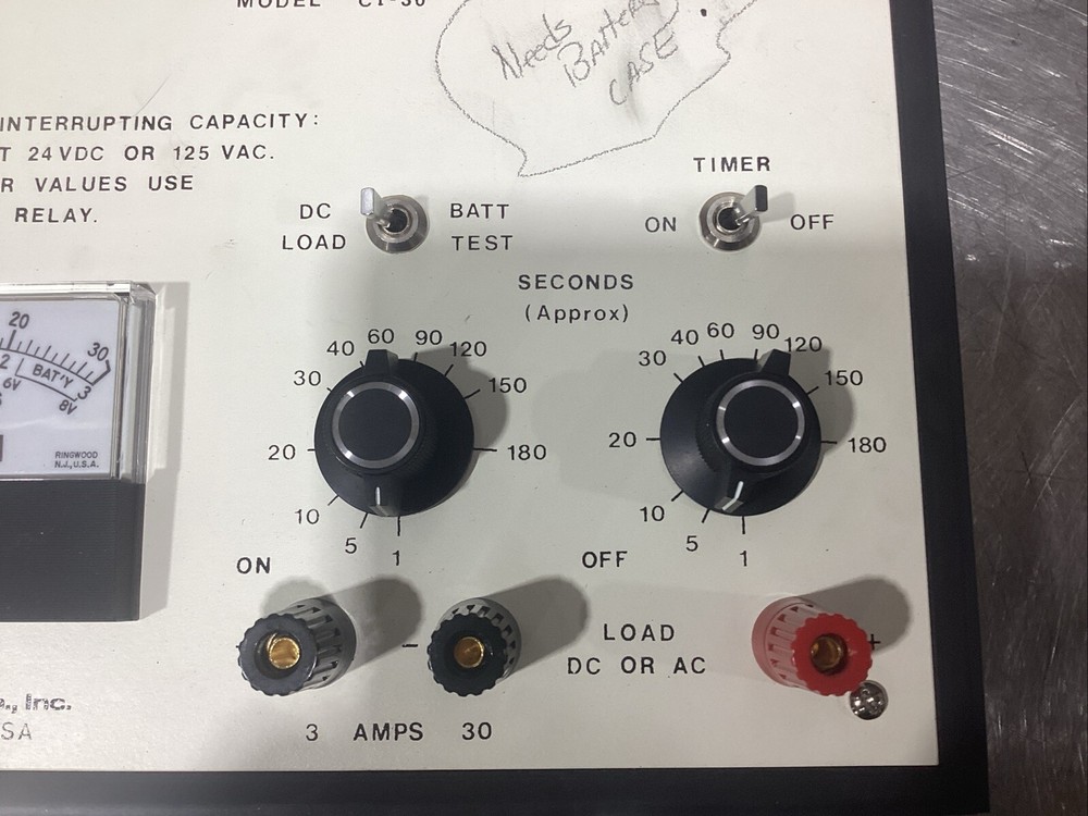 (1) MCM M.C. Miller Co. Inc. Current Interrupter CI-30 AC/DC Electronic Timer.
