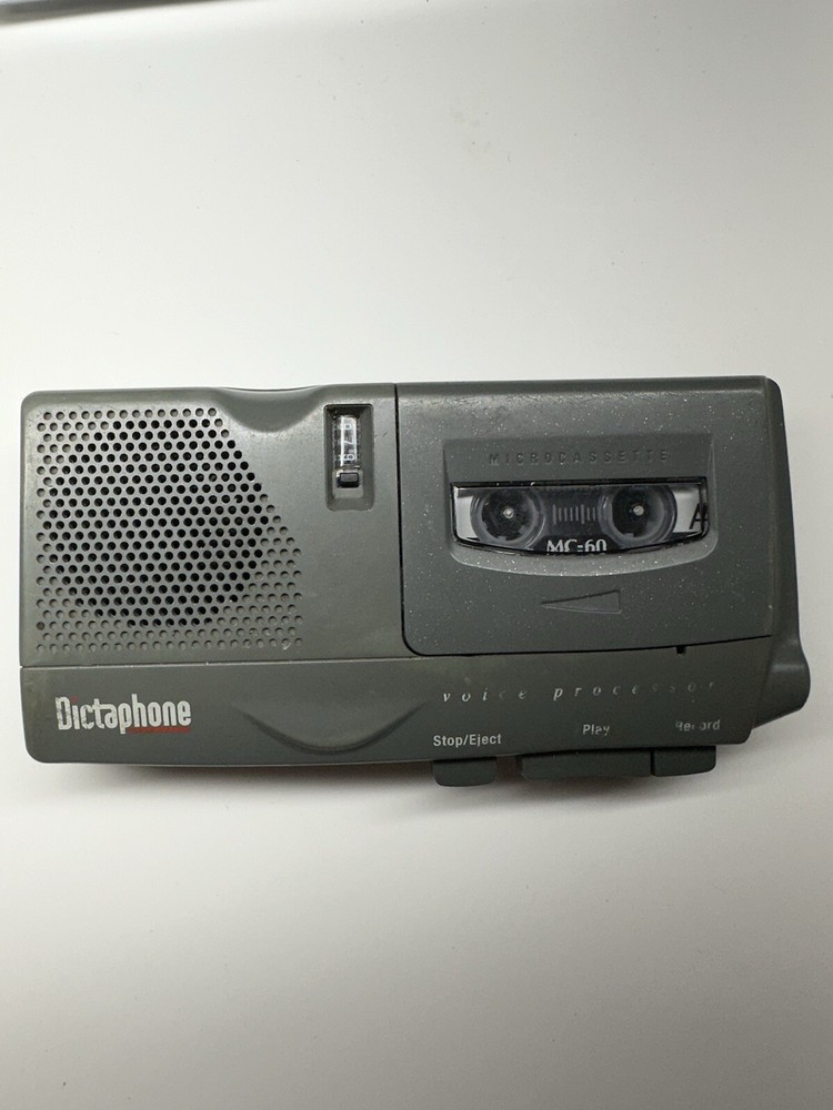 Dictaphone Microcassette Portable Recorder Voice Processor - Model 3223