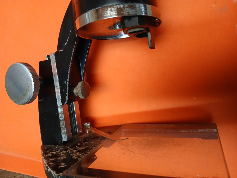 Vintage Spencer Microscope - Binocular. W/ Cabinet