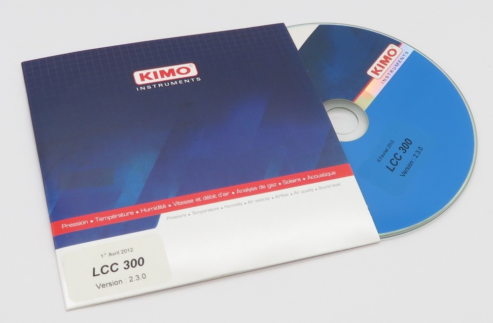KIMO LCC-300 Parameter Software with Connecting Cable RS232 Class 200/300 V2.3.0