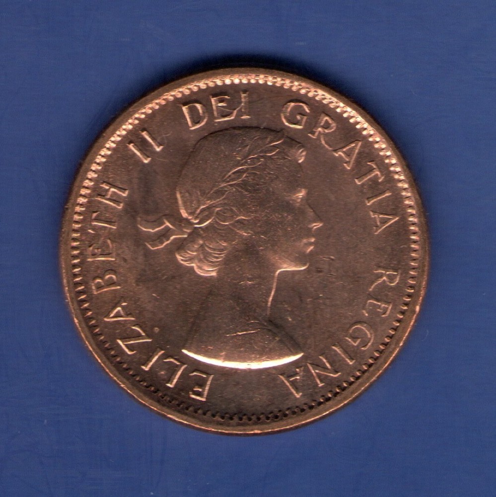 1964 Elizabeth II Uncirculated CANADIAN Cent