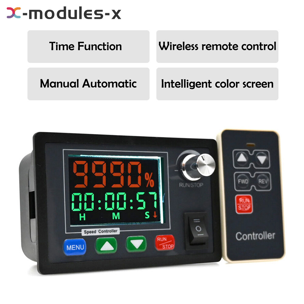 DC10-55V 40A Brush Motor Speed Controller LCD Digital Wireless Remote Control
