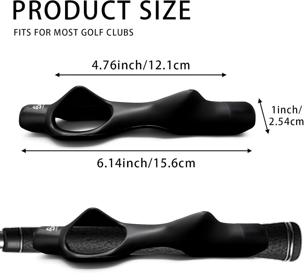 Golf Grip Trainer 2 Pack with Swing Correcting Arm Band, Golf Training Aid, Golf