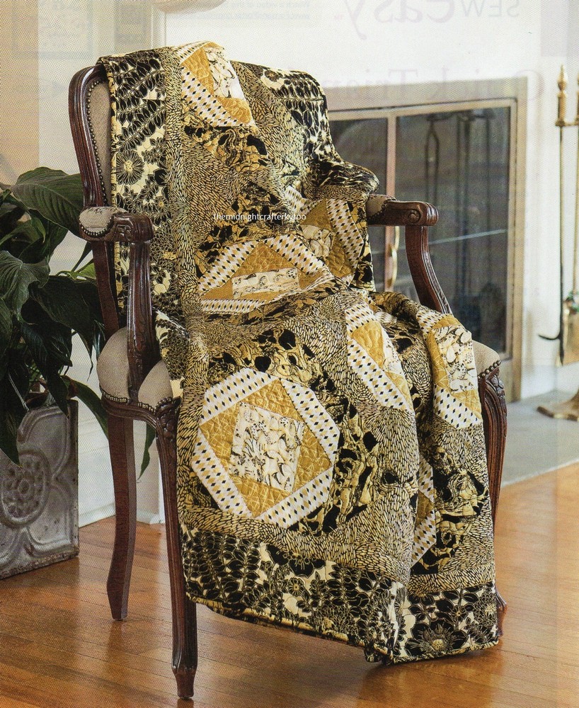 Gilded Butterflies Quilt Pattern Pieced JH