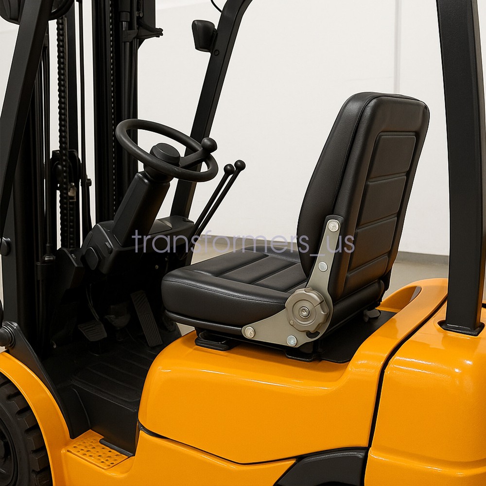 Universal Forklift Seat Fold Down Tractor Seat with Adjustable Angle Back