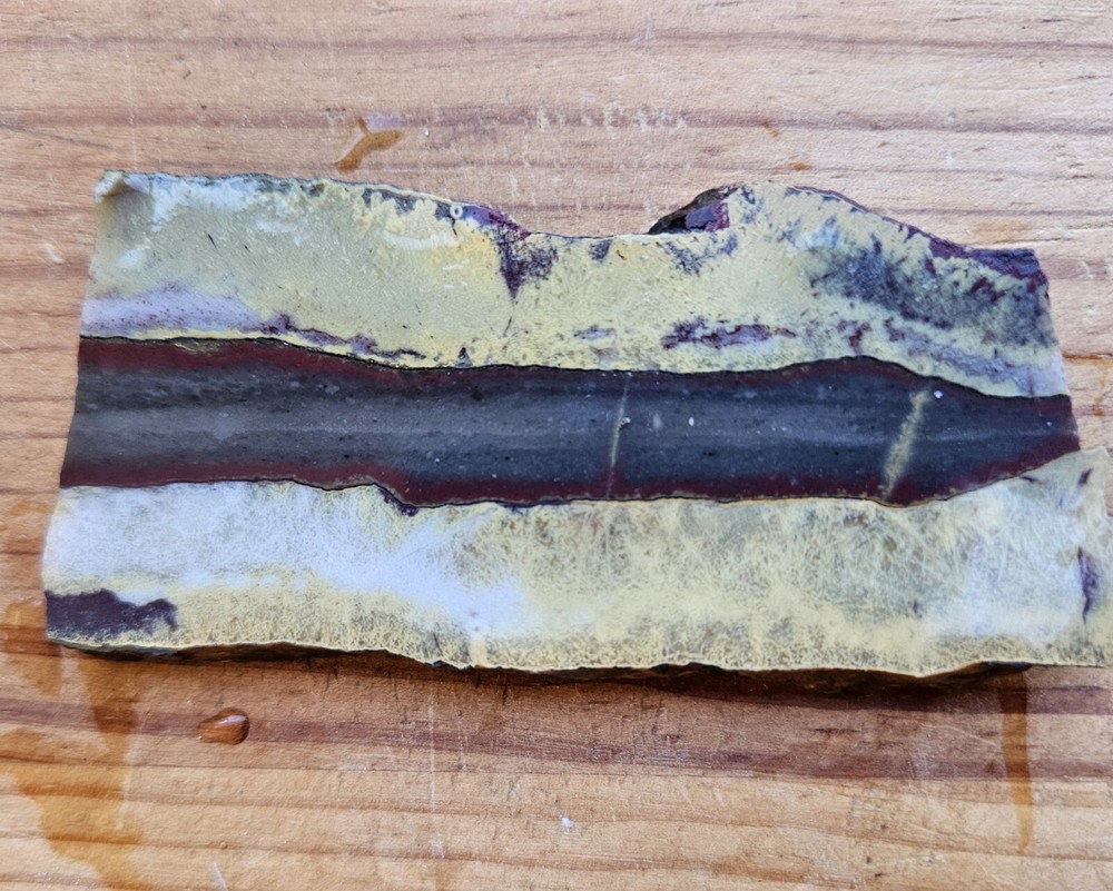 Unknown Seam Agate Lapidary Slab 48 Grams