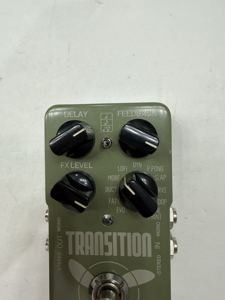 TC Electronic Transition Stereo Digital Delay Echo Rare Guitar Effect Pedal