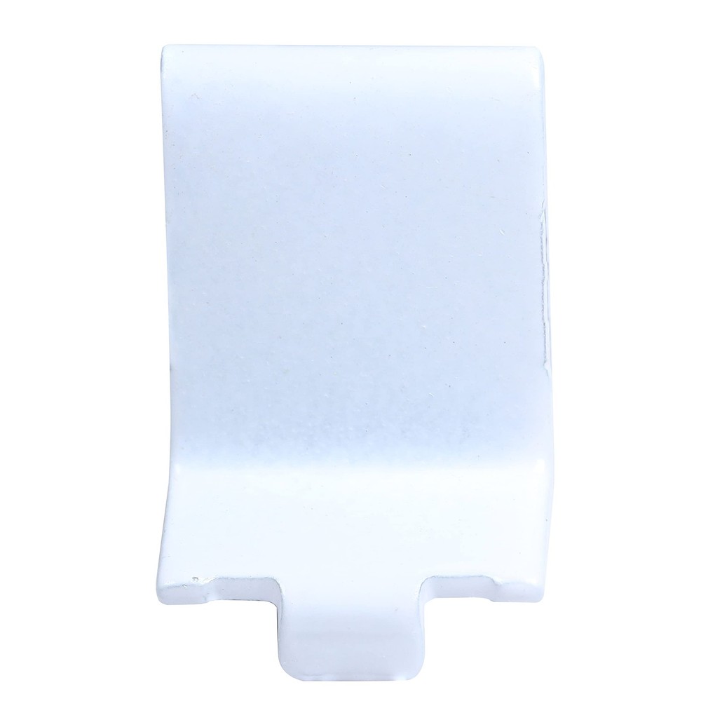 100 Pack Hardware Adjustable Steel White Pilaster Shelf Support Clip