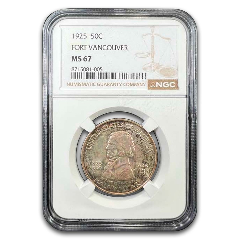 1925 Fort Vancouver Half Dollar MS-67 NGC