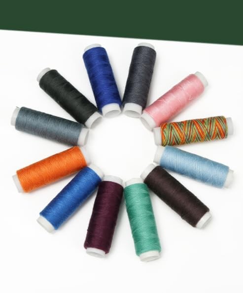 Sewing Thread, Hand Sewing String Spool Multicolor Gradient Sewing Quilting E...