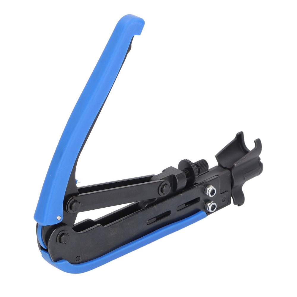 Coaxial Cable Crimping Pliers Combination Tool Adjustable Coax Stripper New