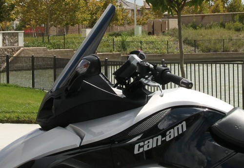 Calsci Tinted 19.5" Windshield for Spyder RS, RSS, GS