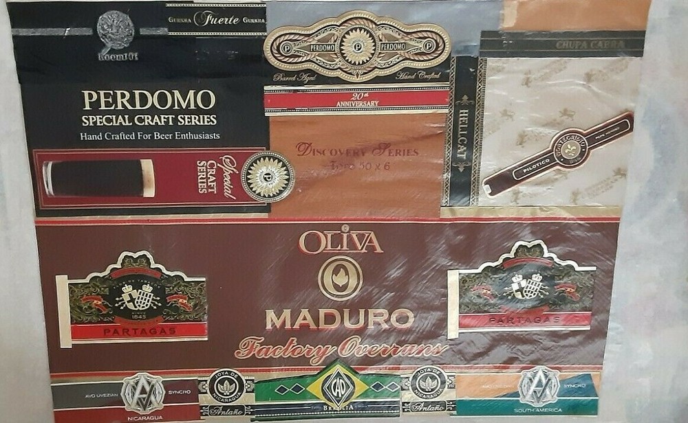 Art original collage- Stogie Sampler