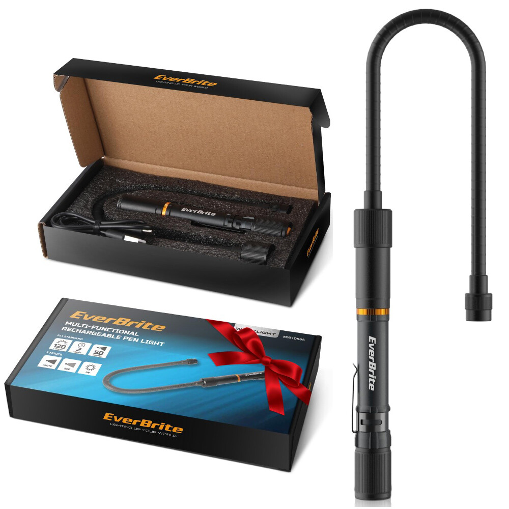 EverBrite Rechargeable LED Work Light Multi-Functional Flashlight w/3 Light Mode