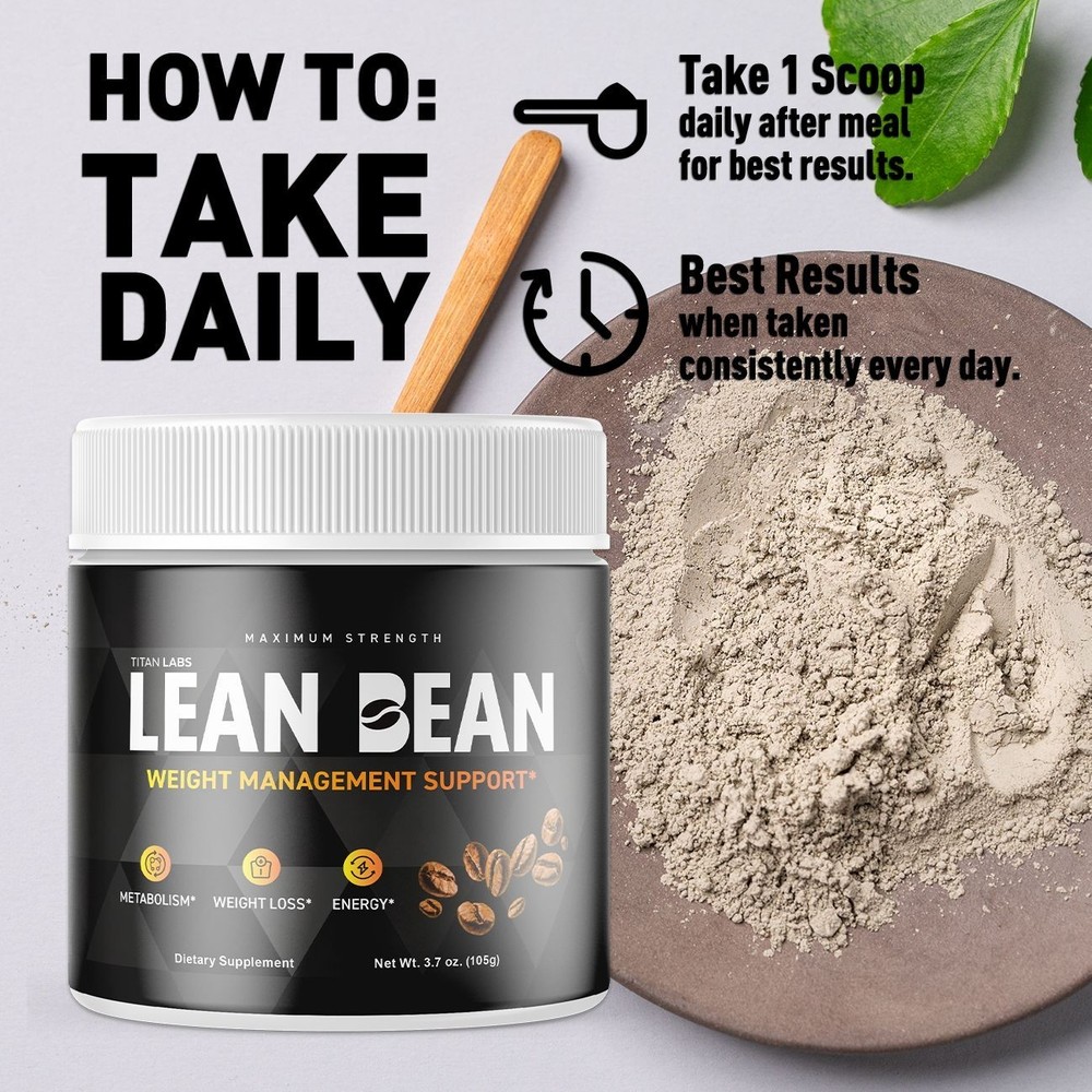 (1 Pack) Lean Bean Powder Max Support For Weight Management LeanBean 30 Servings