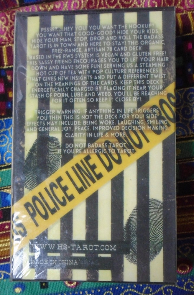 The Bad Ass Tarot Deck 78 Card Fortune Telling Game Read Description
