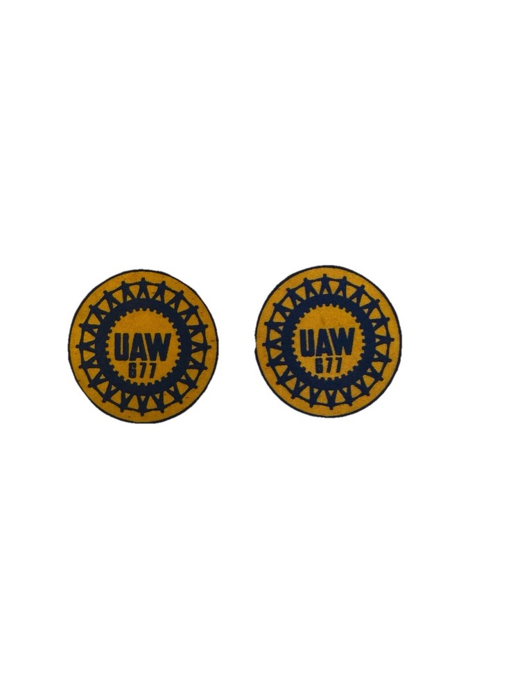 Vintage United Auto Workers Local 877 2 Inch  Patch