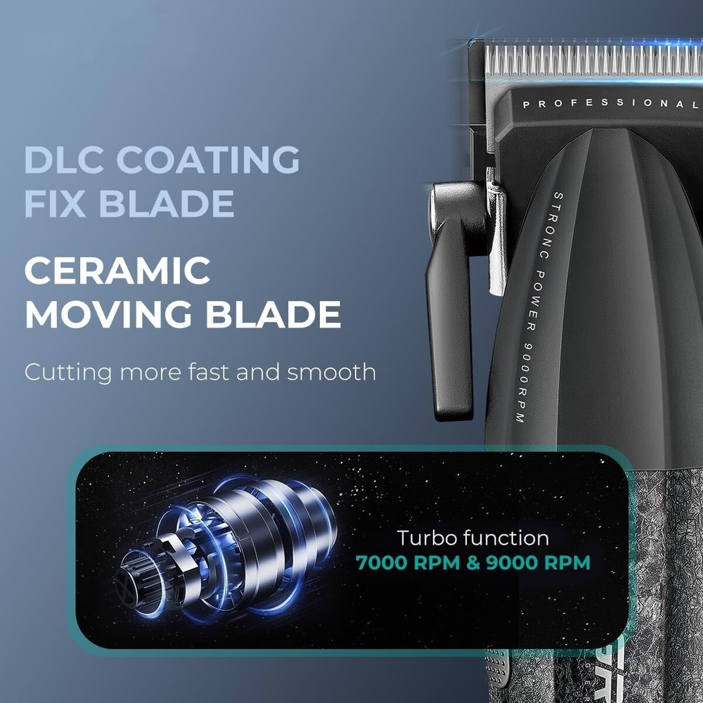 Combo Set Professional Cordless Hair Clipper & Trimmer |