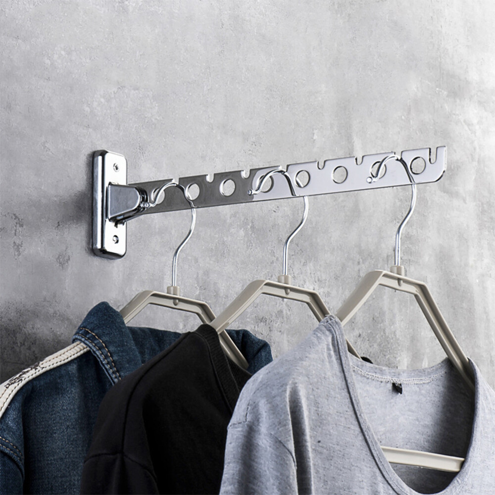 Wall-mounted Hanger Hook Folding Clothes Hook Movable Coat Hook