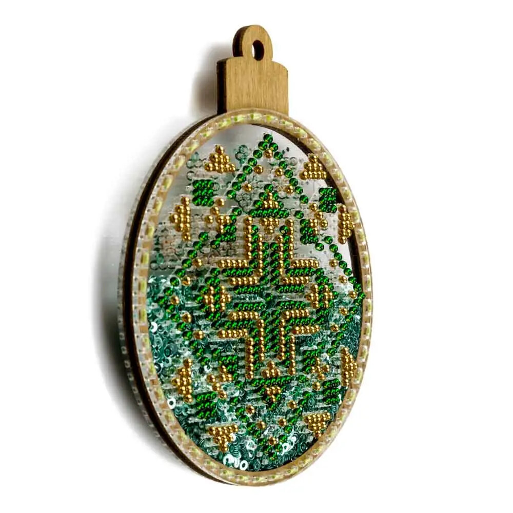 DIY Bead Embroidery Kit on Plastic Beaded stitching needlepoint beadwork