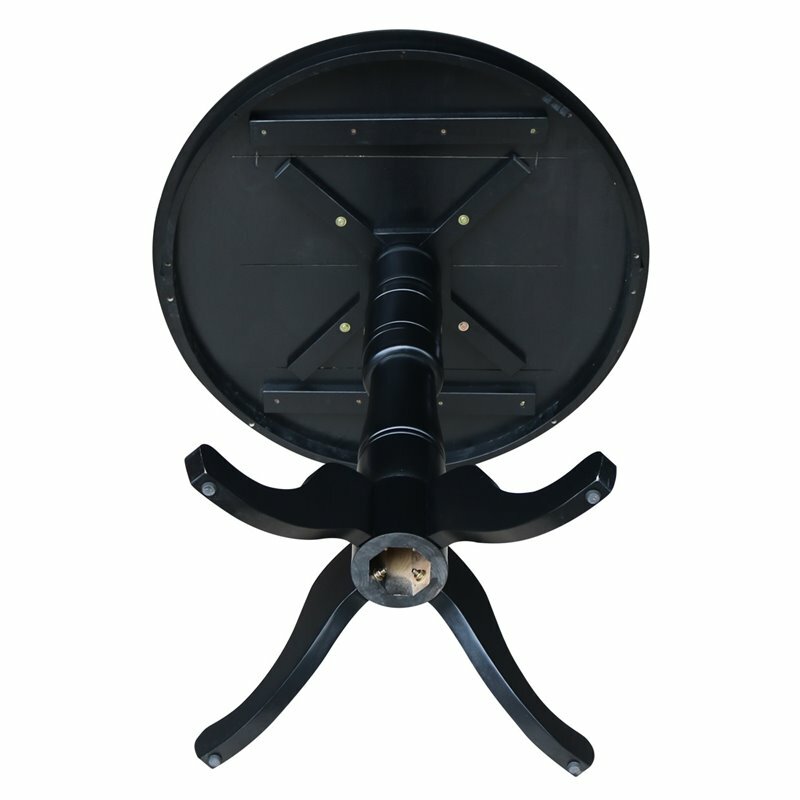 International Concepts 36" Round Pub Table in Black
