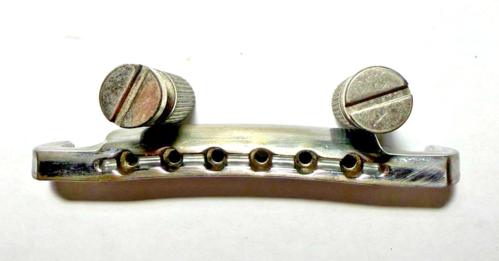 Lightly aged nickel Stop TailPiece
