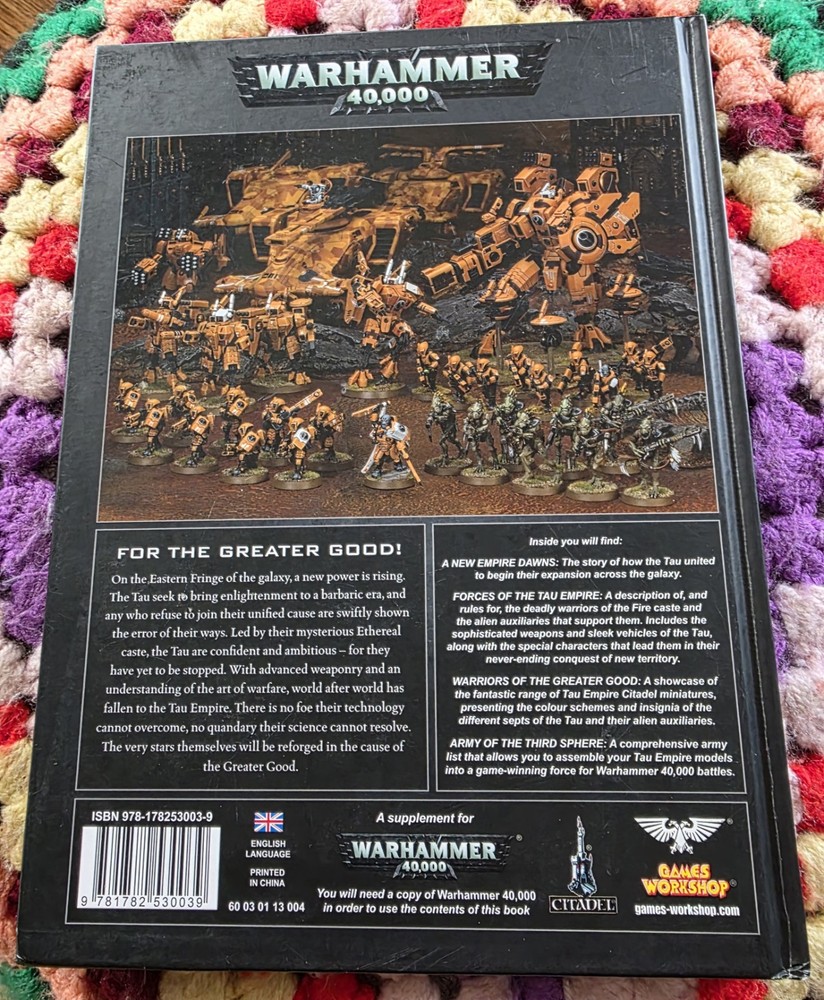 Warhammer 40k Codex Tau Empire hardcover book