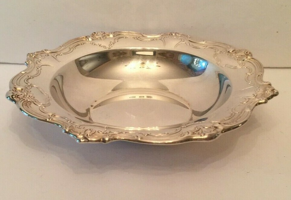 Gorham Silver Original Chantilly Silverplate Candy Dish Bowl Makers Mark YC1310