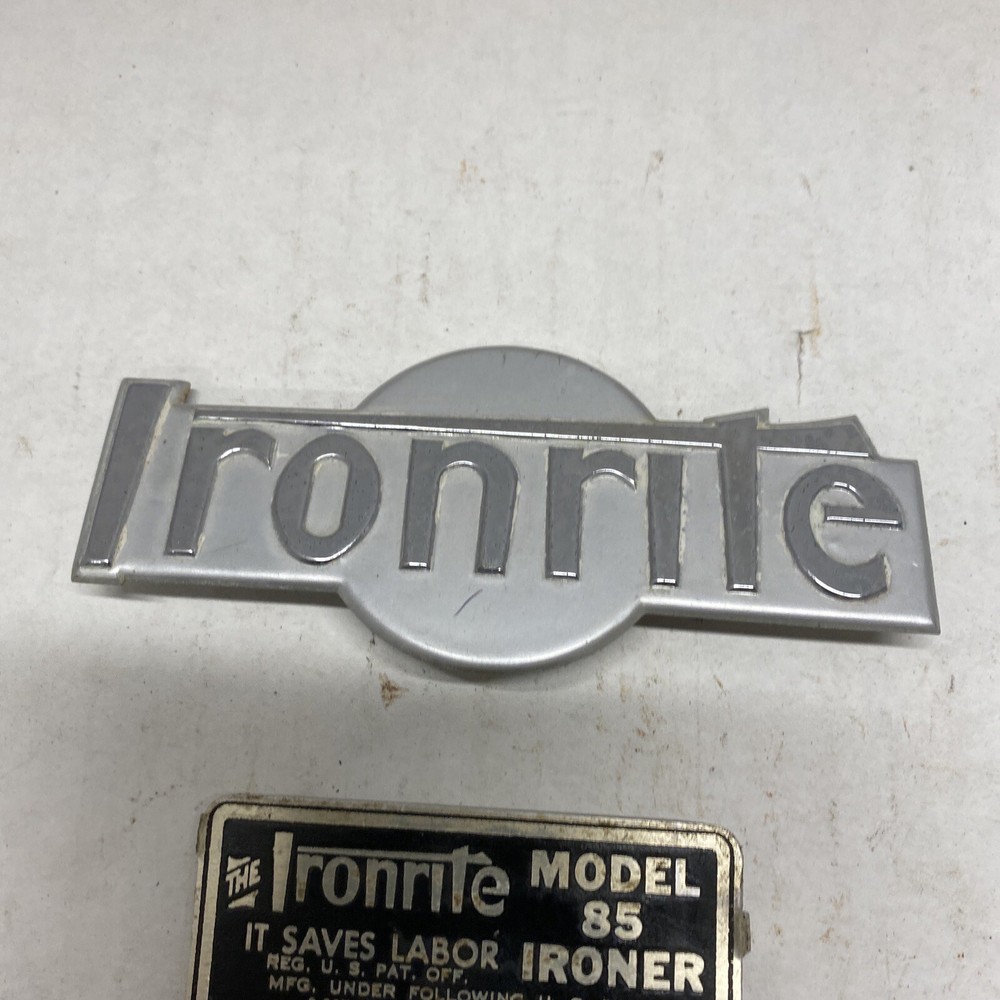 Ironrite Inc. Name Plate ID Tag DAW-05